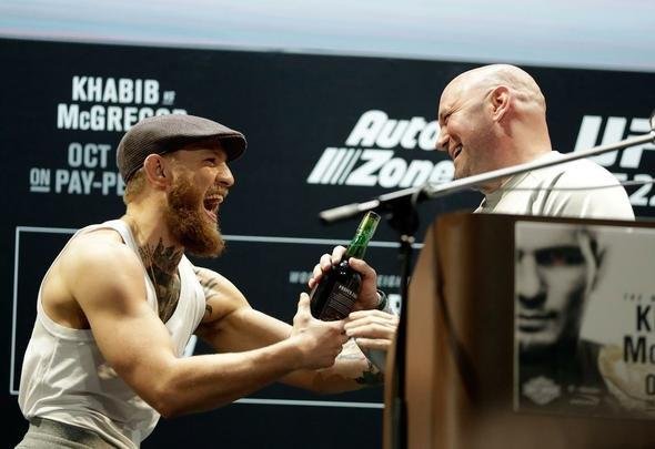 Imagens do Media Day do UFC 229, com Conor McGregor e Khabib Nurmagomedov