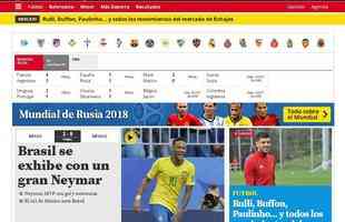 Mundo Deportivo, Espanha: Brasil se exibe com um grande Neymar