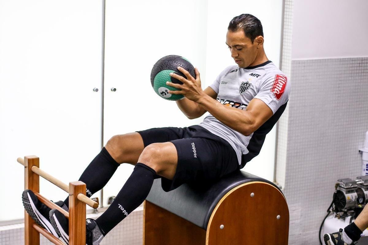 Veja fotos dos jogadores do Atltico no dia da reapresentao