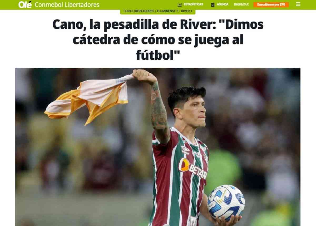 Com quatro gols de Cano, Fluminense faz 7 a 0 e vai à final do Carioca -  Superesportes
