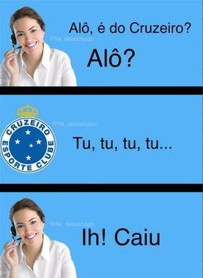 Torcedores rivais fazem memes com o rebaixamento celeste 