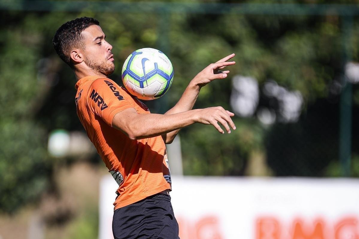 Fotos do ltimo treino do Atltico antes do jogo com o Grmio