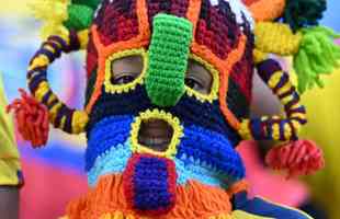 Torcedores do Equador no jogo de abertura da Copa do Mundo