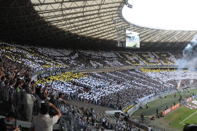 Fotos da torcida do Atltico na partida contra o Flamengo, no Mineiro, em Belo Horizonte, pela 13 rodada do Campeonato Brasileiro