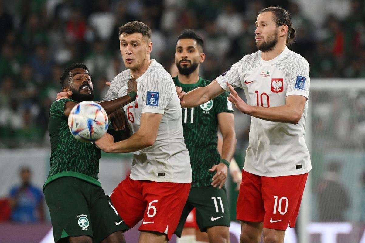 Polnia x Arbia Saudita: fotos do jogo pelo Grupo C da Copa do Mundo