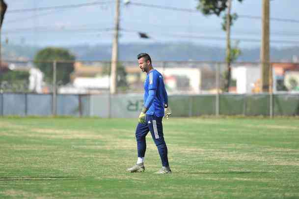 Cruzeiro treinou na tarde desta quarta-feira, na Toca da Raposa II (Ramon Lisboa/EM D.A Press)