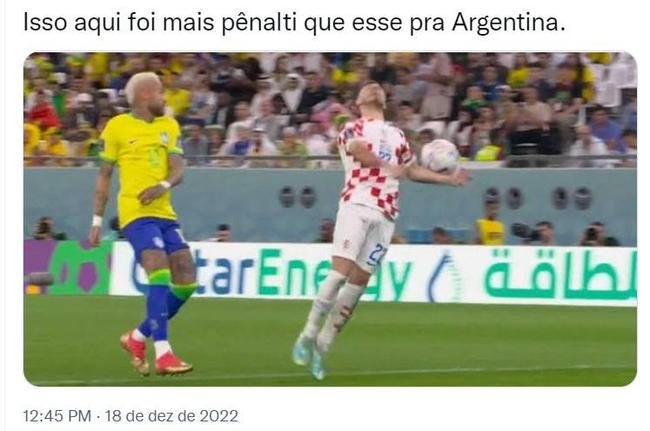Memes do pnalti marcado para a Argentina contra a Frana