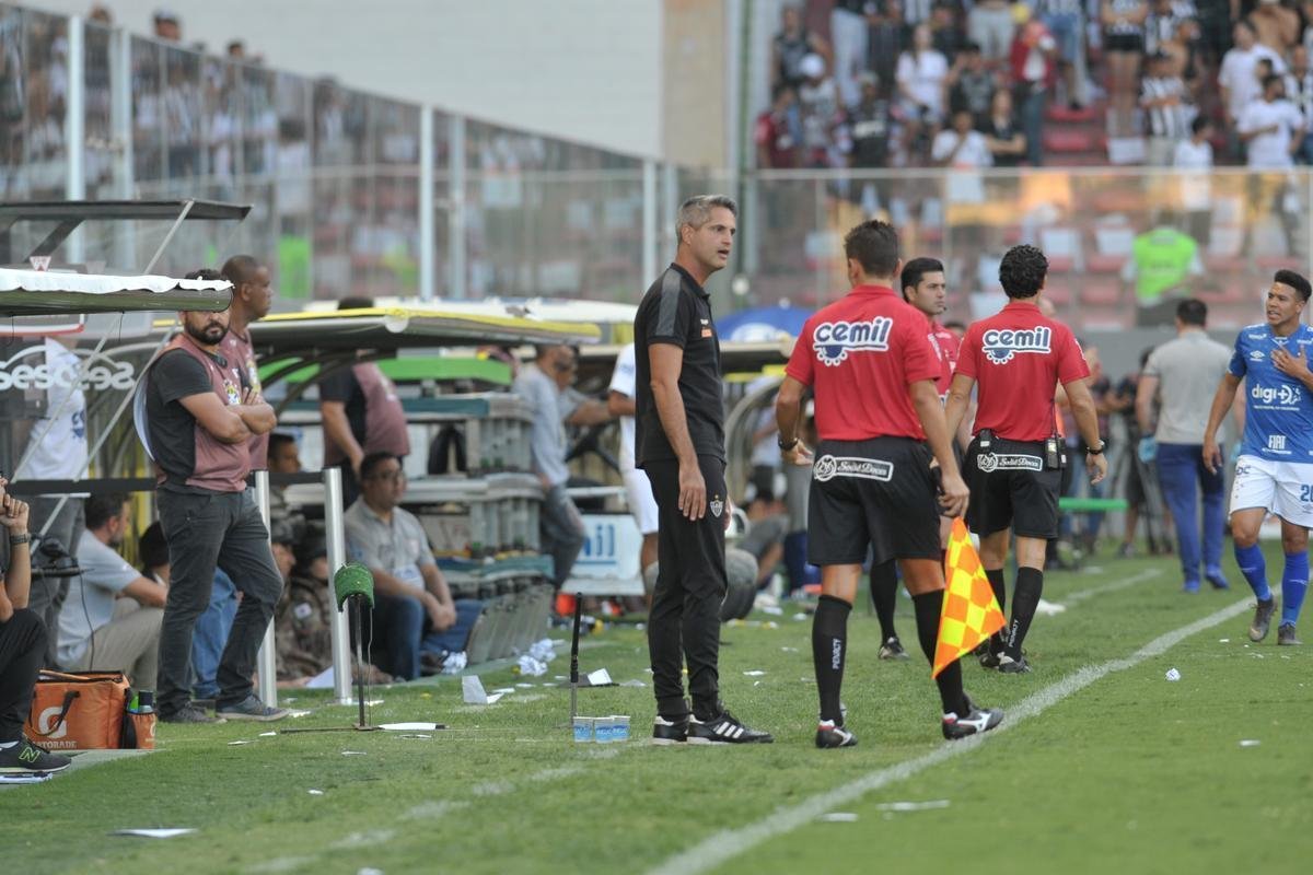 Fotos do primeiro tempo da finalssima do Mineiro, entre Atltico e Cruzeiro, no Independncia