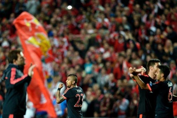 Benfica ficou no empate por 2 a 2 com o Bayern e acabou eliminado em casa na Liga dos Campeões