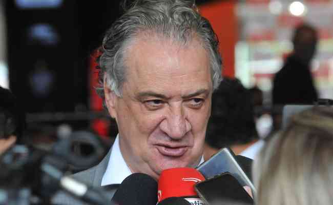 Srgio Coelho, presidente do Atltico, rebateu postagem provocativa de vice do Flamengo