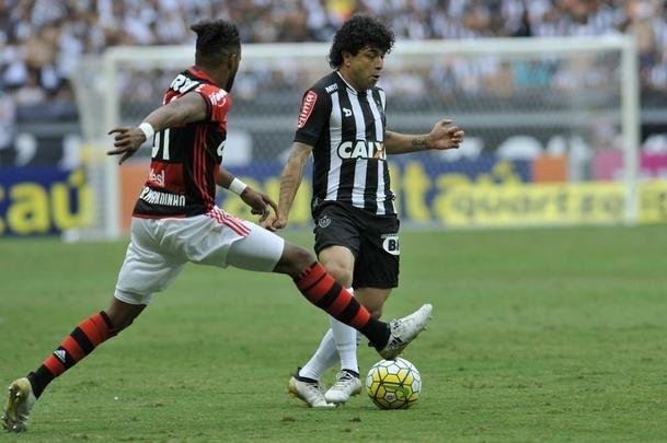 Fotos do jogo entre Atltico e Flamengo no Mineiro