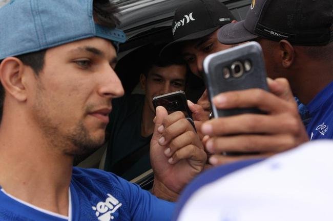 Lucas Romero pelo Cruzeiro na temporada 2018