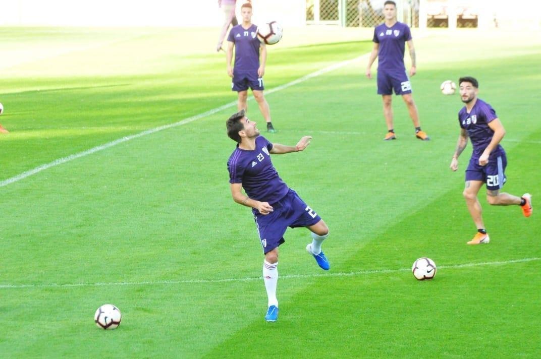 Com uma atividade na Cidade do Galo, River encerrou a preparao para o duelo com o Cruzeiro