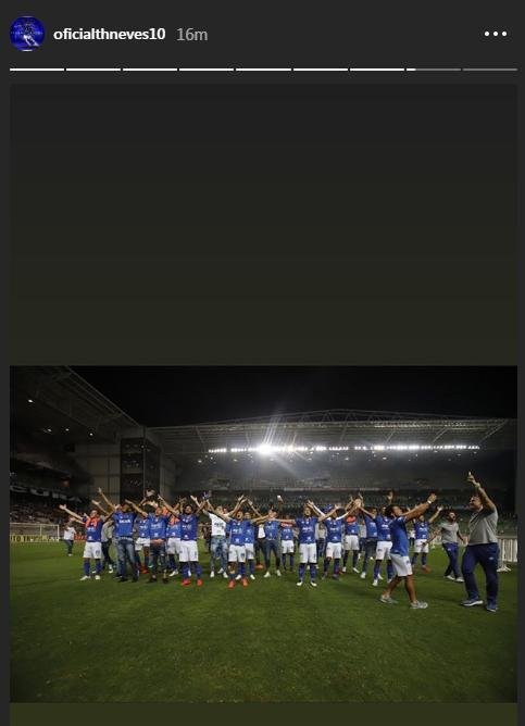 Thiago Neves chama torcida do Cruzeiro para jogo decisivo contra o Fluminense, no Mineiro