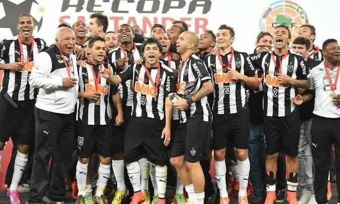 Comemoração do título da Recopa Sul-Americana em 2014