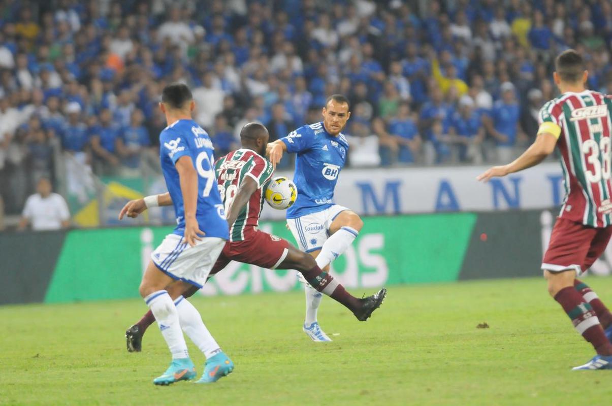 Fotos do jogo de volta das oitavas de final da Copa do Brasil, no Mineiro, entre Cruzeiro e Fluminense (Juarez Rodrigues/EM/DAPress)