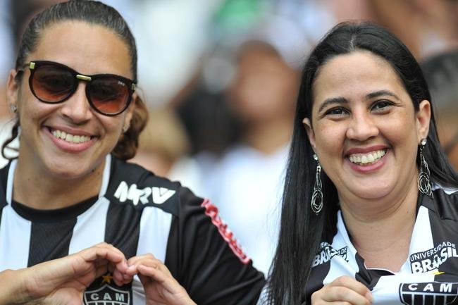Torcida do Atl�tico no jogo contra o Internacional, no Mineir�o, na estreia da S�rie A do Campeonato Brasileiro