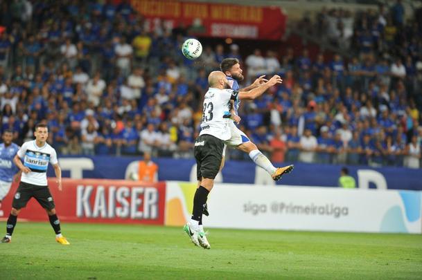 Fotos do jogo entre Cruzeiro e Grmio