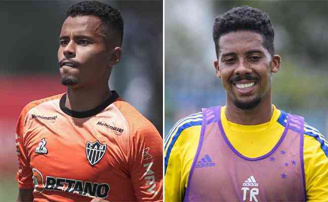 Allan e Willian Oliveira são os volantes responsáveis pela saída de bola de Atlético e Cruzeiro