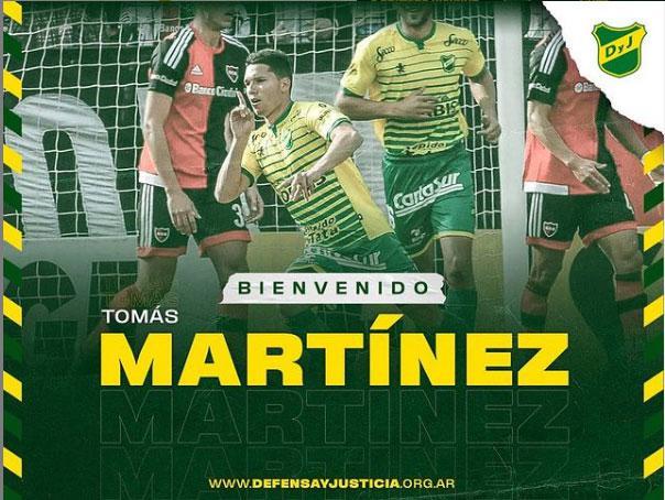 Tomás Martínez, meia (Defensa y Justicia, da Argentina)