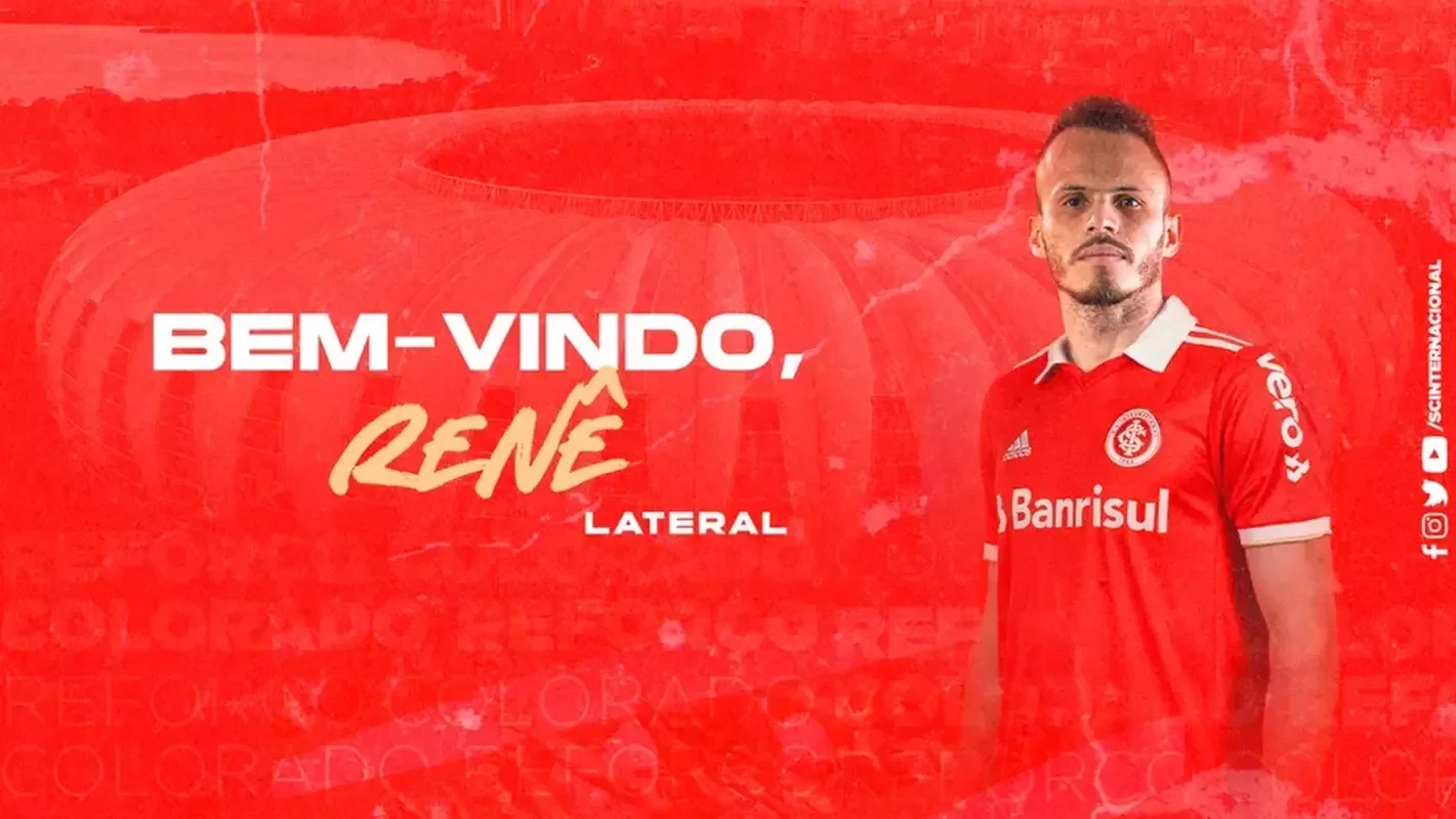 Internacional contratou o lateral-esquerdo Ren, ex-Flamengo