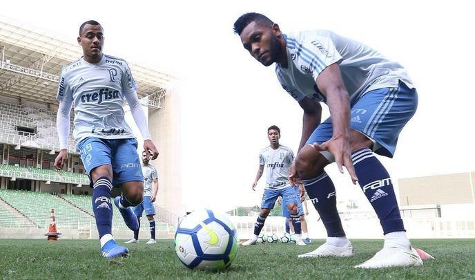 Felipo comandou treino do Palmeiras no Independncia visando ao jogo de quarta, s 21h45, no Mineiro, contra o Cruzeiro, pela semifinal da Copa do Brasil. Time precisa vencer para ir  deciso