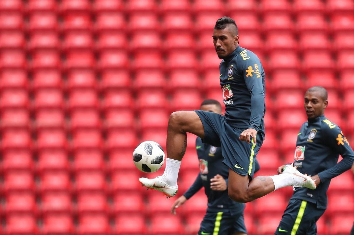 Veja imagens do último treino do Brasil antes do amistoso contra a Croácia