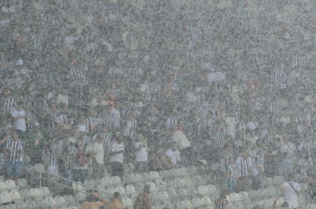 Torcida do Atltico no clssico contra o Amrica, no Mineiro, pela Copa Libertadores