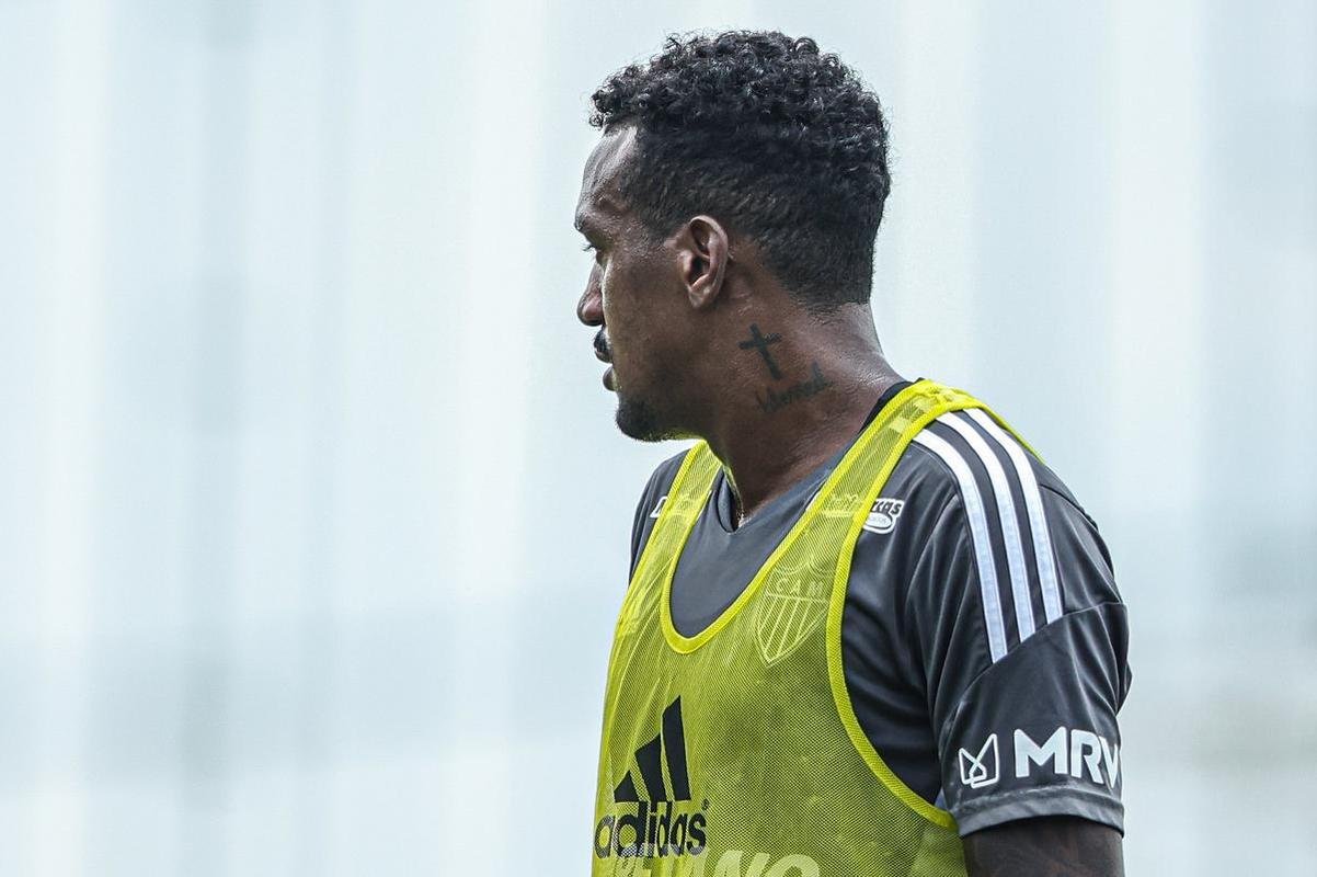 Treino tcnico do Atltico.