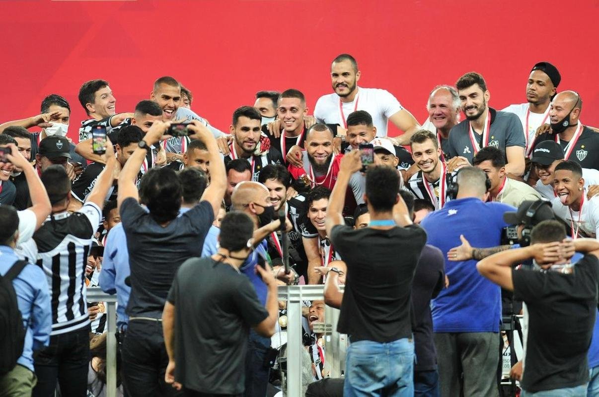 Fotos da festa do Atltico no Mineiro com a conquista do bicampeonato mineiro