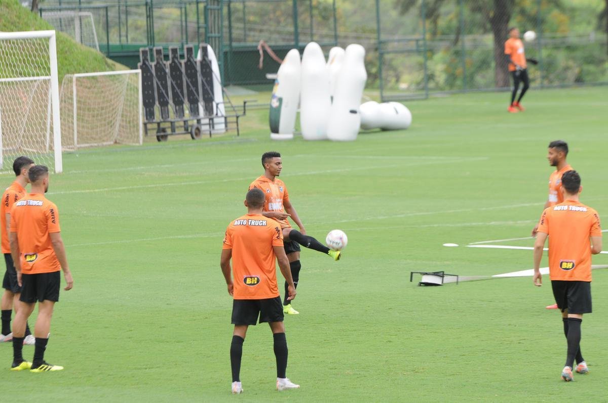 Fotos do Atltico nesta quinta-feira, na Cidade do Galo