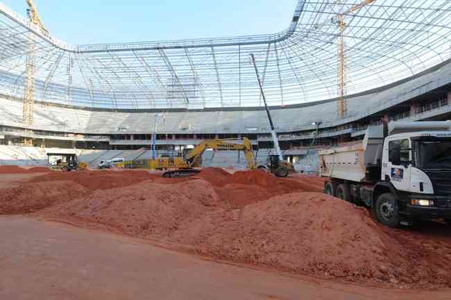 Futuro estádio do Galo, Aena MRV está com 60% das obras concluídas
