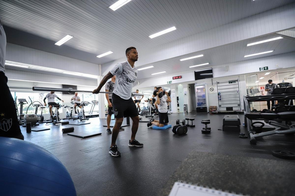 Atltico inicia preparao para enfrentar o Vasco; veja fotos