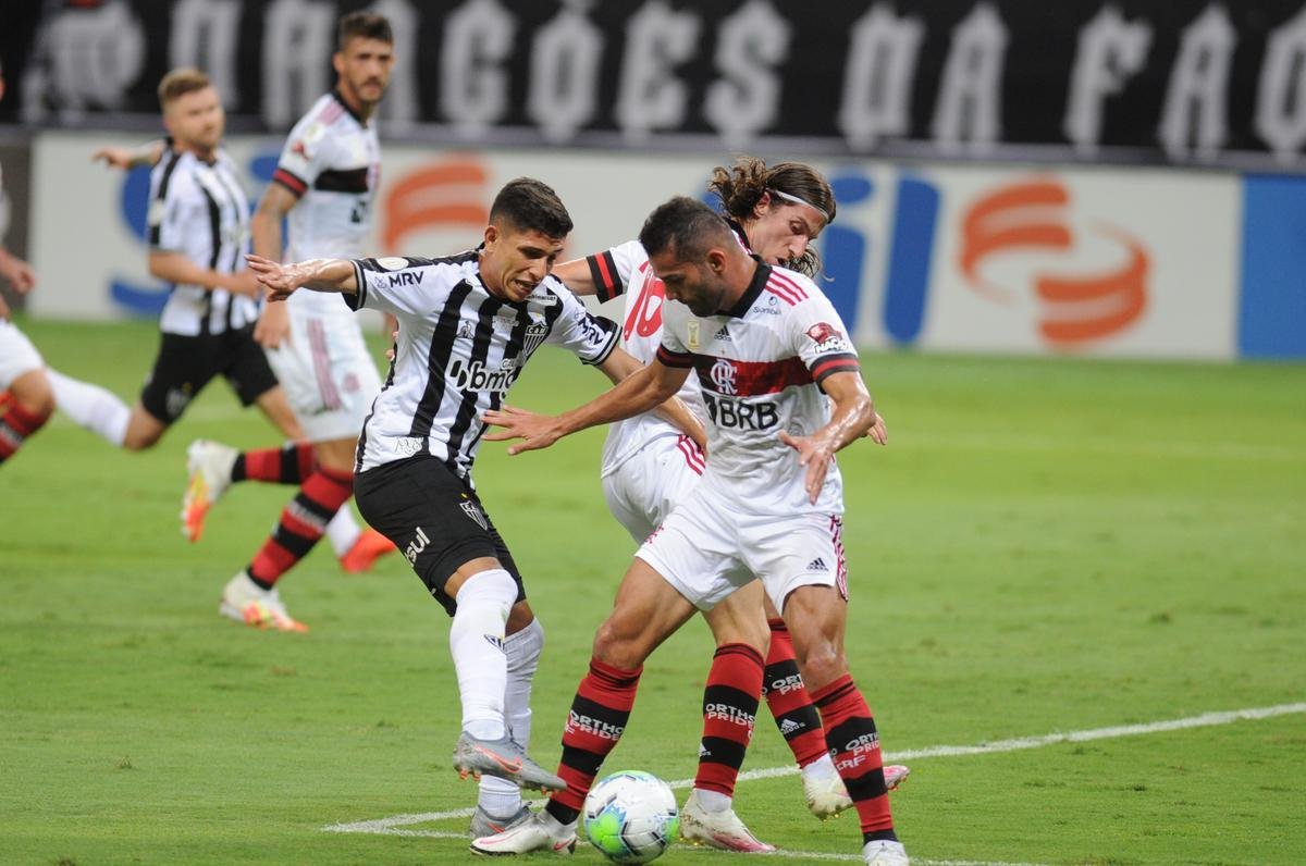 Imagens do jogo entre Atltico e Flamengo, no Mineiro, pelo Brasileiro