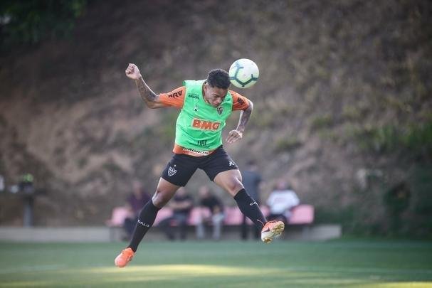 Fotos do último treino do Atlético antes do jogo com o Grêmio