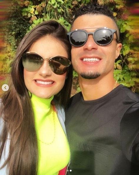 Egdio e a esposa Thaysa viajaram para Gramado, municpio do Rio Grande do Sul