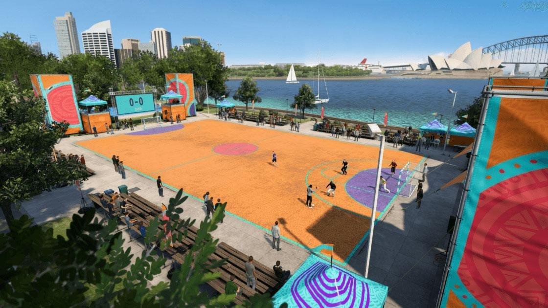 Fifa 21: quadras de futebol do Volta. Sydney