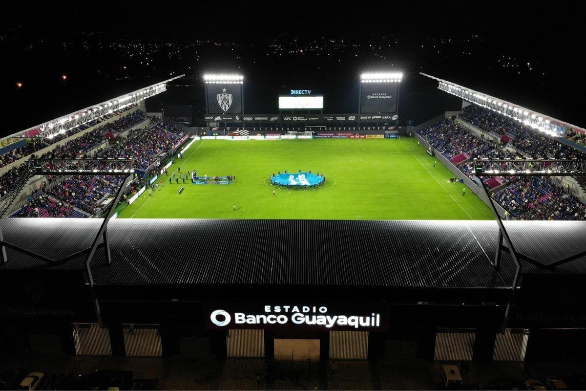 Banco Guayaquil, casa do Independiente del Valle-EQU, comporta 12 mil torcedores (Grupo E)