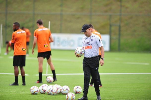 Fotos do primeiro treino do Atltico em 2020. Foi a primeira atividade comandada pelo venezuelano Rafael Dudamel