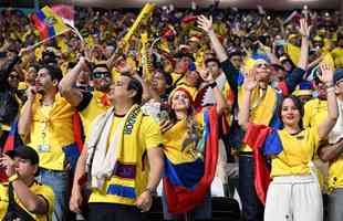 Torcedores do Equador no jogo de abertura da Copa do Mundo