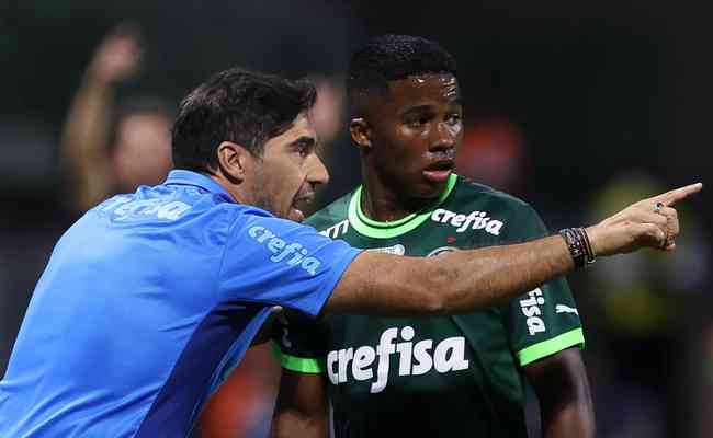 Abel Ferreira d instrues a Endrick no Palmeiras
