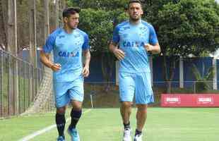 Fotos da reapresentao do Cruzeiro nesta segunda-feira (Matheus Adler/EM D.A Press)

