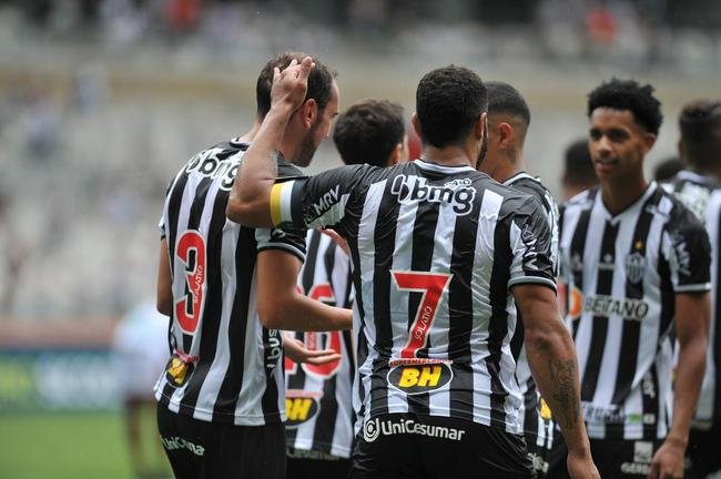 Fotos do jogo entre Atltico e Patrocinense, pelo Campeonato Mineiro