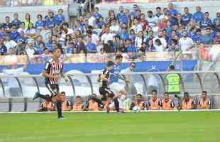 Fotos do jogo entre Cruzeiro e So Paulo