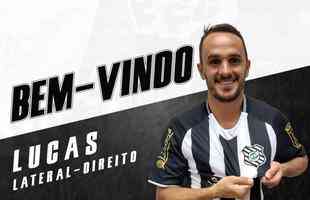 O Figueirense anunciou a contratao do lateral-direito Lucas, que estava no Botafogo-SP