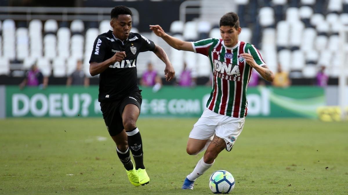 Tcnico Levir Culpi fez sua reestreia no comando do Atltico contra o Fluminense neste domingo, no Estdio Nilton Santos