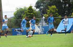 Fotos da reapresentao do Cruzeiro nesta segunda-feira (Matheus Adler/EM D.A Press)
