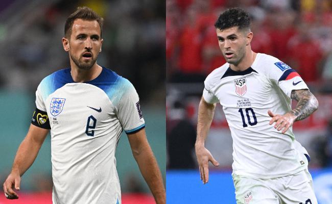 Inglaterra e EUA se enfrentaro nesta sexta-feira pela Copa do Mundo