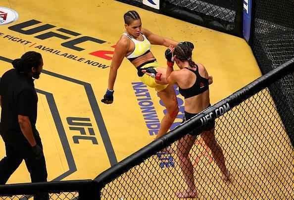 Fotos da grande vitória de Amanda Nunes pelo cinturão do UFC