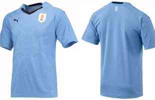 Uruguai - primeiro uniforme (Puma)